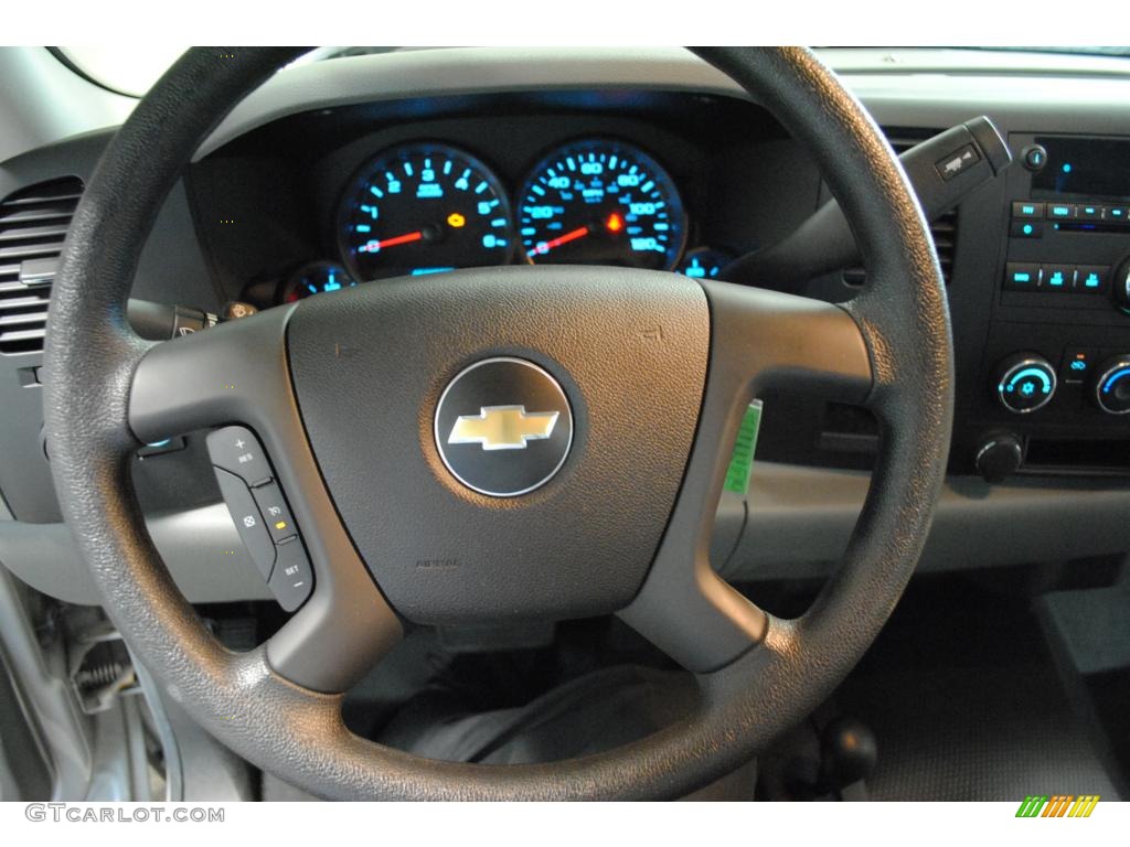 2009 Silverado 1500 Regular Cab 4x4 - Silver Birch Metallic / Dark Titanium photo #23