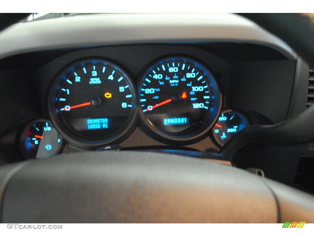 2009 Silverado 1500 Regular Cab 4x4 - Silver Birch Metallic / Dark Titanium photo #25