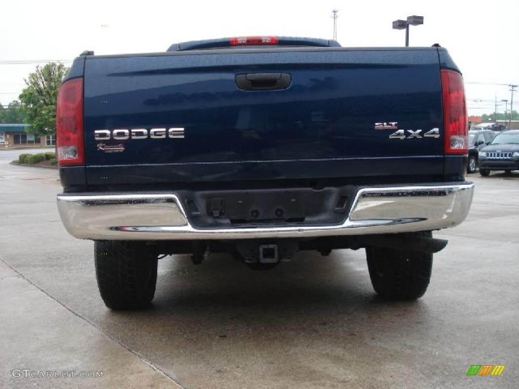 2004 Ram 1500 SLT Quad Cab 4x4 - Patriot Blue Pearl / Dark Slate Gray photo #4