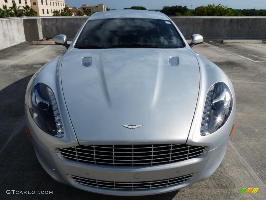 Lightning Silver 2011 Aston Martin Rapide Sedan Exterior Photo #48436764
