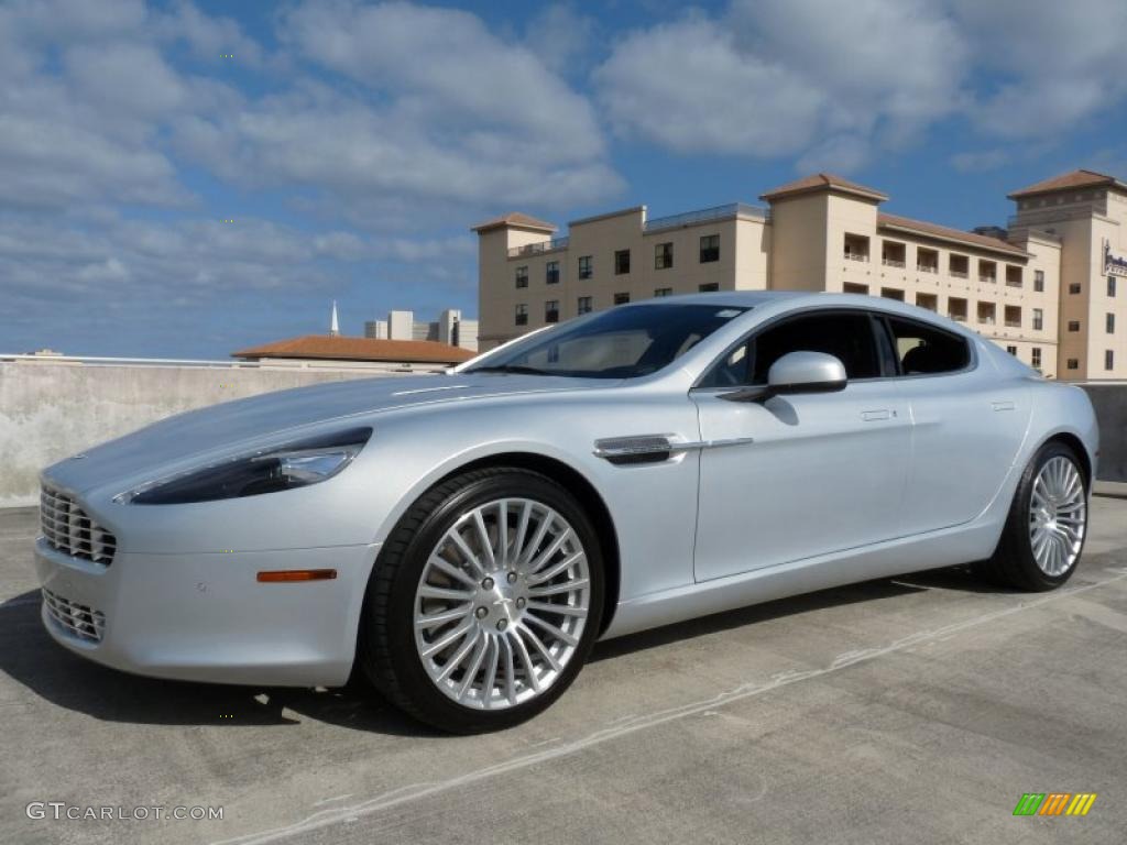 Lightning Silver 2011 Aston Martin Rapide Sedan Exterior Photo #48436779