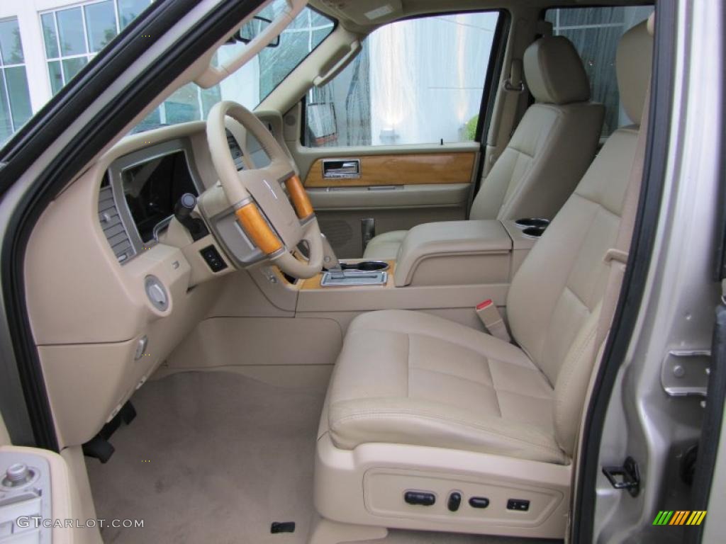 Camel Interior 2007 Lincoln Navigator Ultimate Photo #48436806