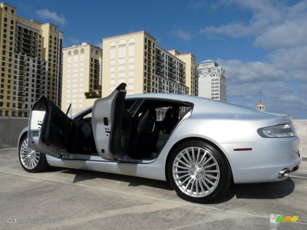 Obsidian Black Interior 2011 Aston Martin Rapide Sedan Photo #48436824