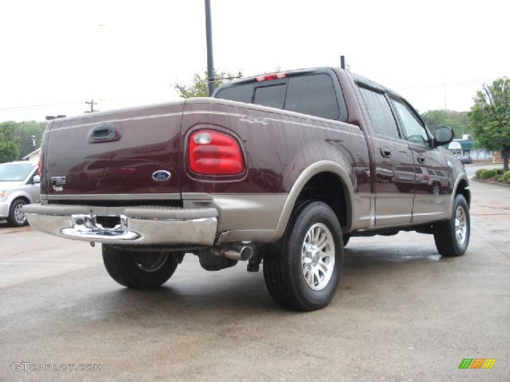 2001 F150 King Ranch SuperCrew 4x4 - Chestnut Metallic / Castano Brown Leather photo #5