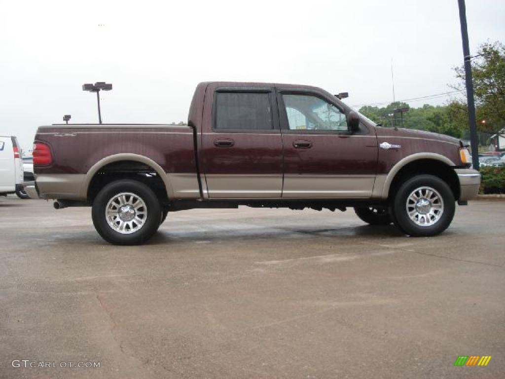 2001 F150 King Ranch SuperCrew 4x4 - Chestnut Metallic / Castano Brown Leather photo #6