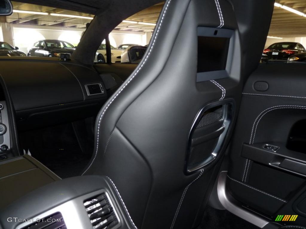 Obsidian Black Interior 2011 Aston Martin Rapide Sedan Photo #48436947