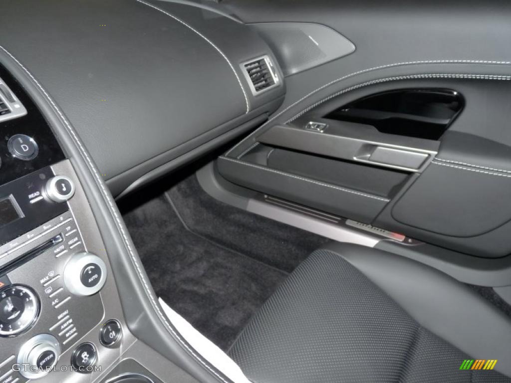 Obsidian Black Interior 2011 Aston Martin Rapide Sedan Photo #48436989