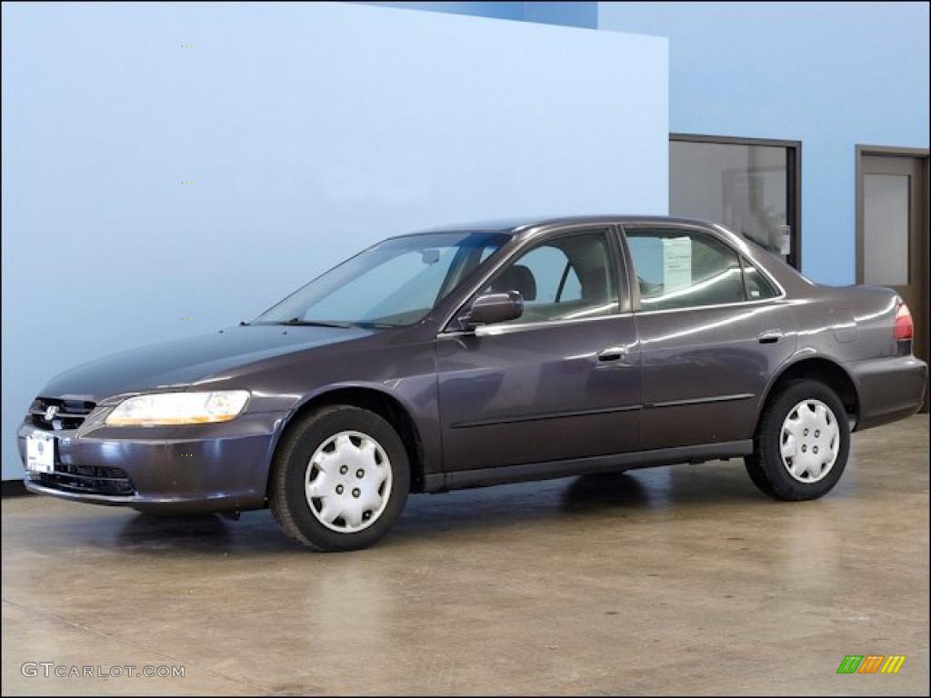 1999 Accord LX Sedan - Raisin Pearl / Gray photo #5