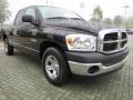 Brilliant Black Crystal Pearl 2008 Dodge Ram 1500 SXT Quad Cab Exterior