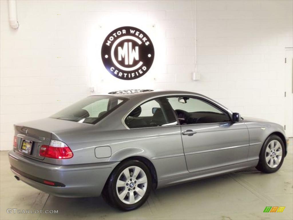 2006 3 Series 325i Coupe - Silver Grey Metallic / Black photo #7