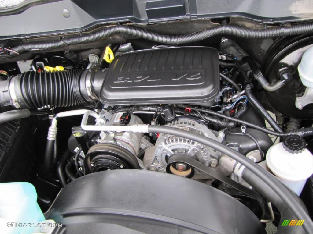 2008 Dodge Ram 1500 SXT Quad Cab 3.7 Liter SOHC 12-Valve Magnum V6 Engine Photo #48439587