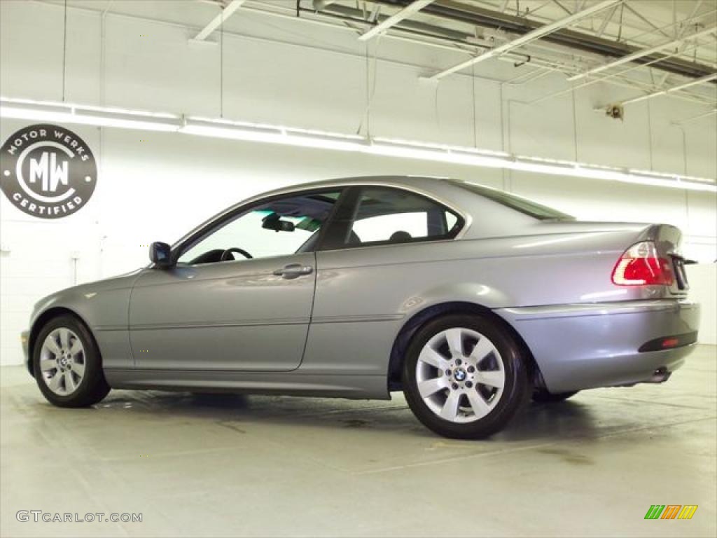 2006 3 Series 325i Coupe - Silver Grey Metallic / Black photo #10