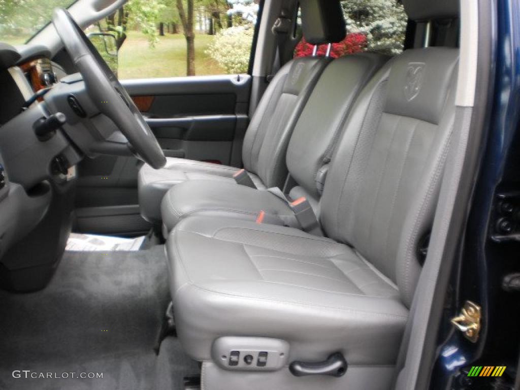 Medium Slate Gray Interior 2007 Dodge Ram 3500 Laramie Quad Cab 4x4 Photo #48439821