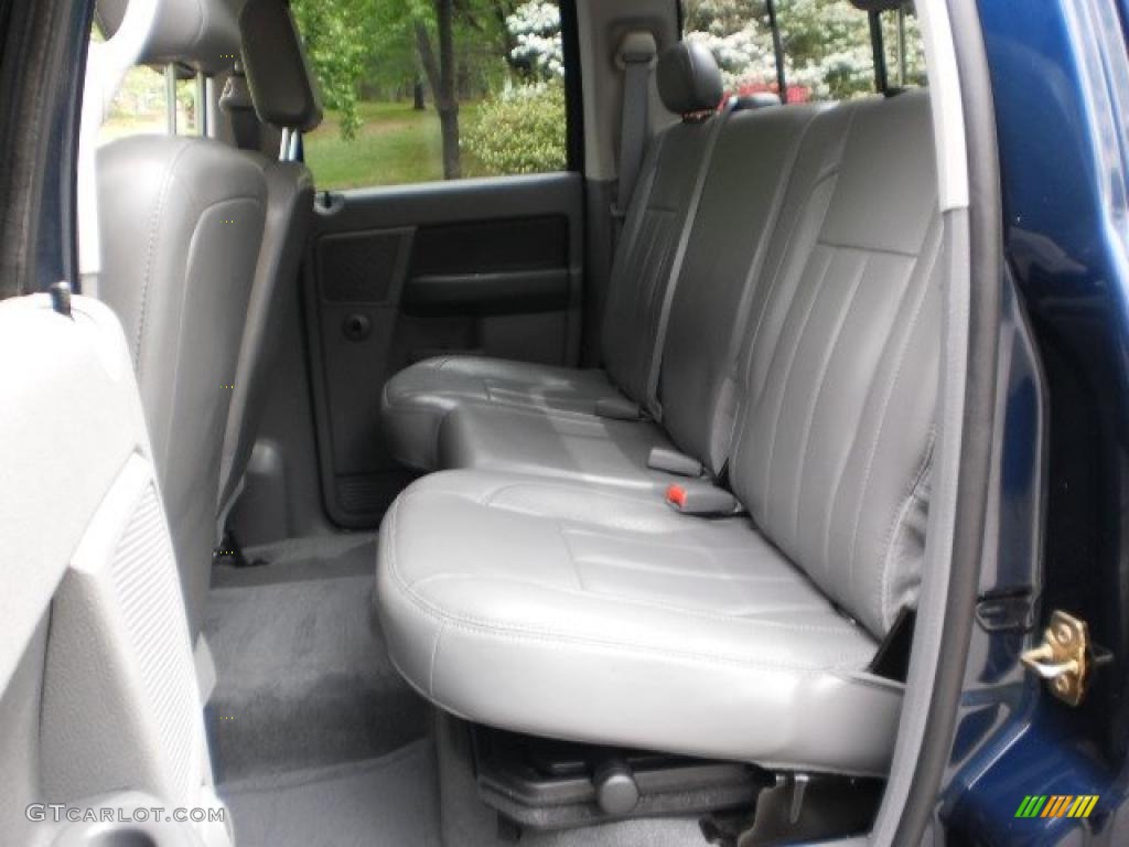 Medium Slate Gray Interior 2007 Dodge Ram 3500 Laramie Quad Cab 4x4 Photo #48439851
