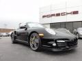 Black 2011 Porsche 911 Turbo S Cabriolet Exterior