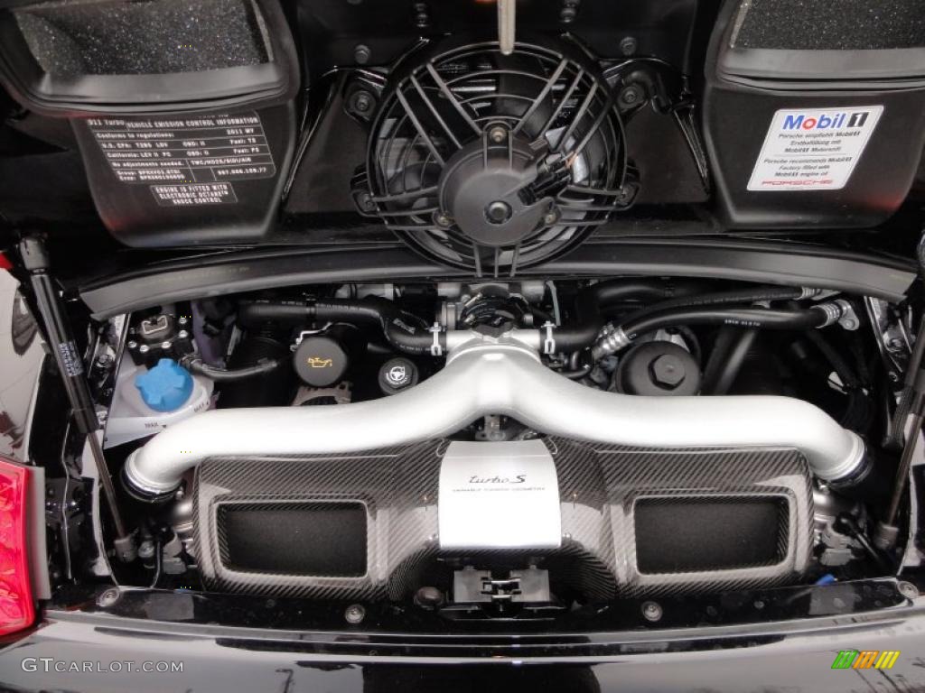 2011 Porsche 911 Turbo S Cabriolet 3.8 Liter Twin-Turbocharged DOHC 24-Valve VarioCam Flat 6 Cylinder Engine Photo #48440829