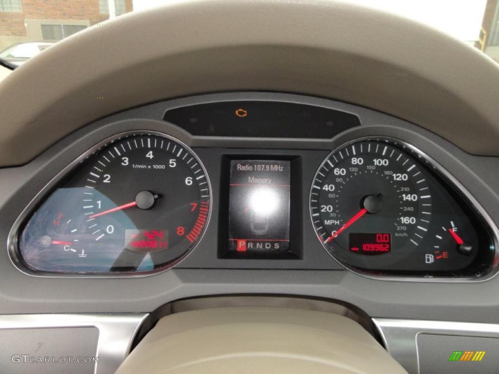 2006 Audi A6 3.2 quattro Avant Gauges Photo #48441807