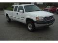 2002 Summit White GMC Sierra 2500HD SLE Extended Cab  photo #23