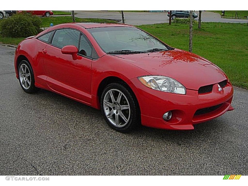 Pure Red Mitsubishi Eclipse