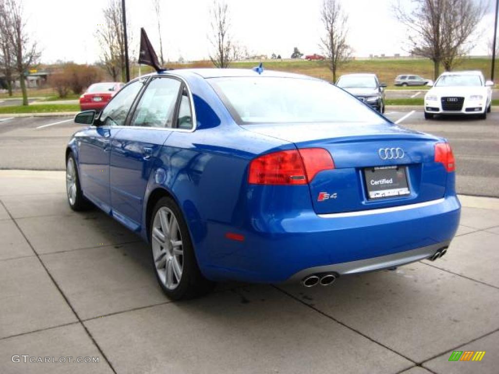 2007 S4 4.2 quattro Sedan - Sprint Blue Pearl Effect / Ebony/Silver photo #4