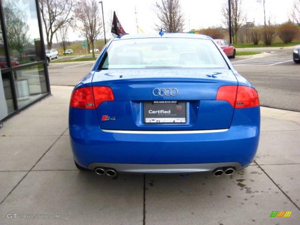 2007 S4 4.2 quattro Sedan - Sprint Blue Pearl Effect / Ebony/Silver photo #5