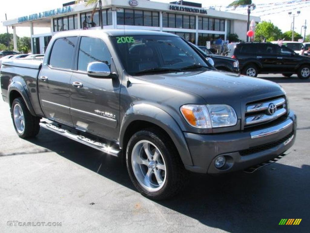 2005 Tundra SR5 Double Cab - Phantom Gray Pearl / Light Charcoal photo #1