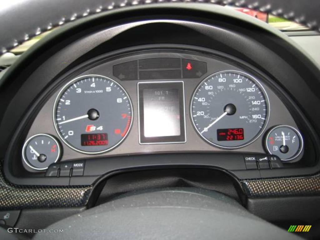 2007 Audi S4 4.2 quattro Sedan Gauges Photo #48442938