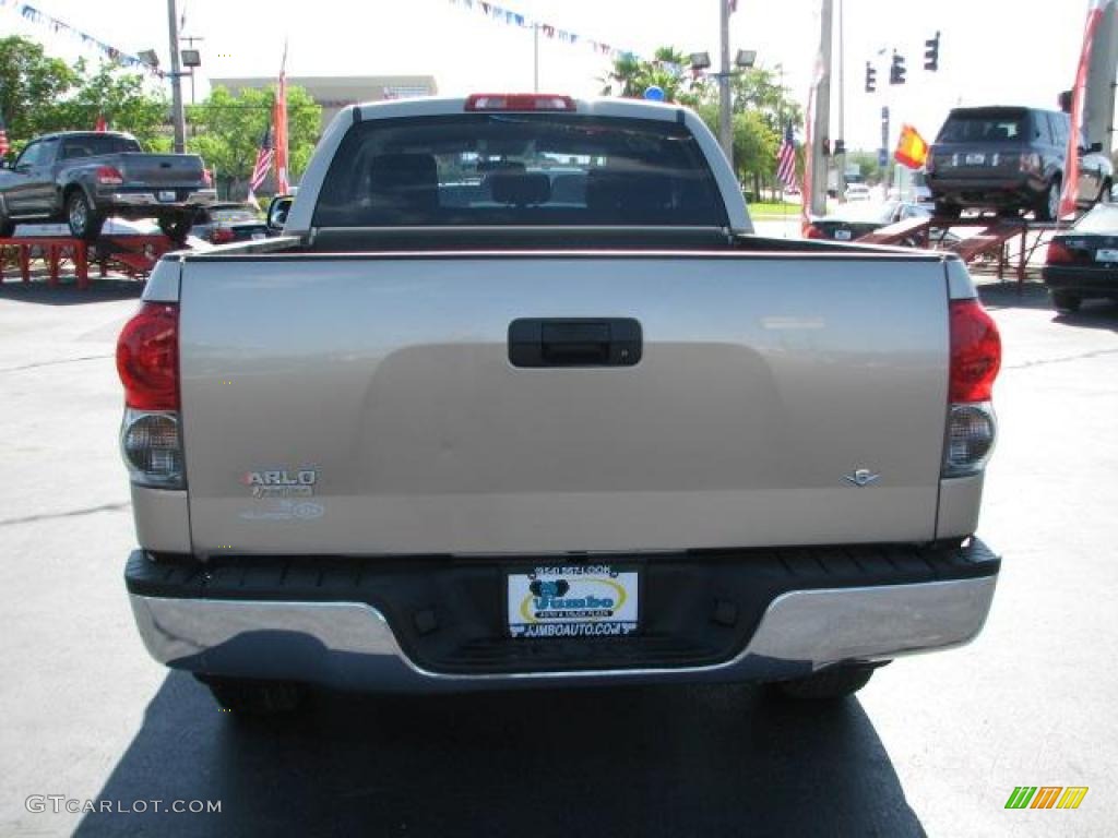 2008 Tundra Double Cab - Desert Sand Mica / Black photo #9