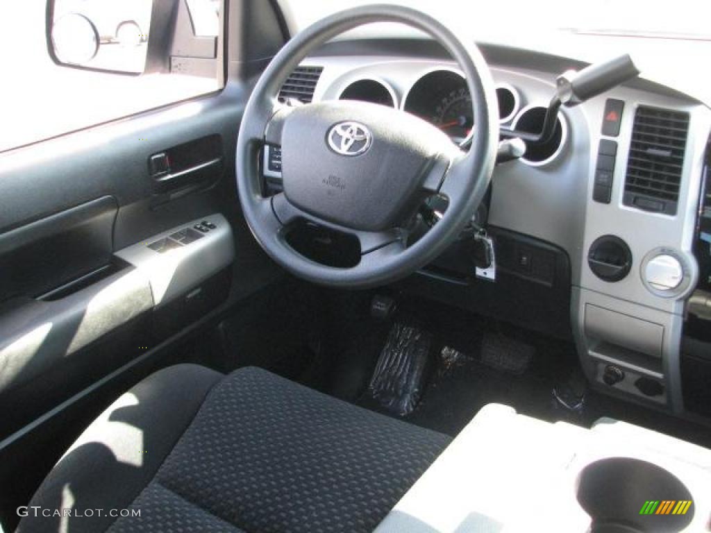 2008 Tundra Double Cab - Desert Sand Mica / Black photo #19