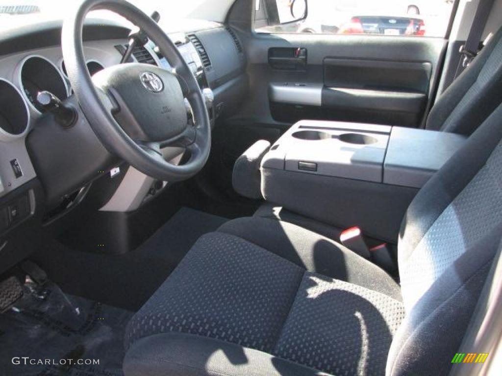 2008 Tundra Double Cab - Desert Sand Mica / Black photo #21