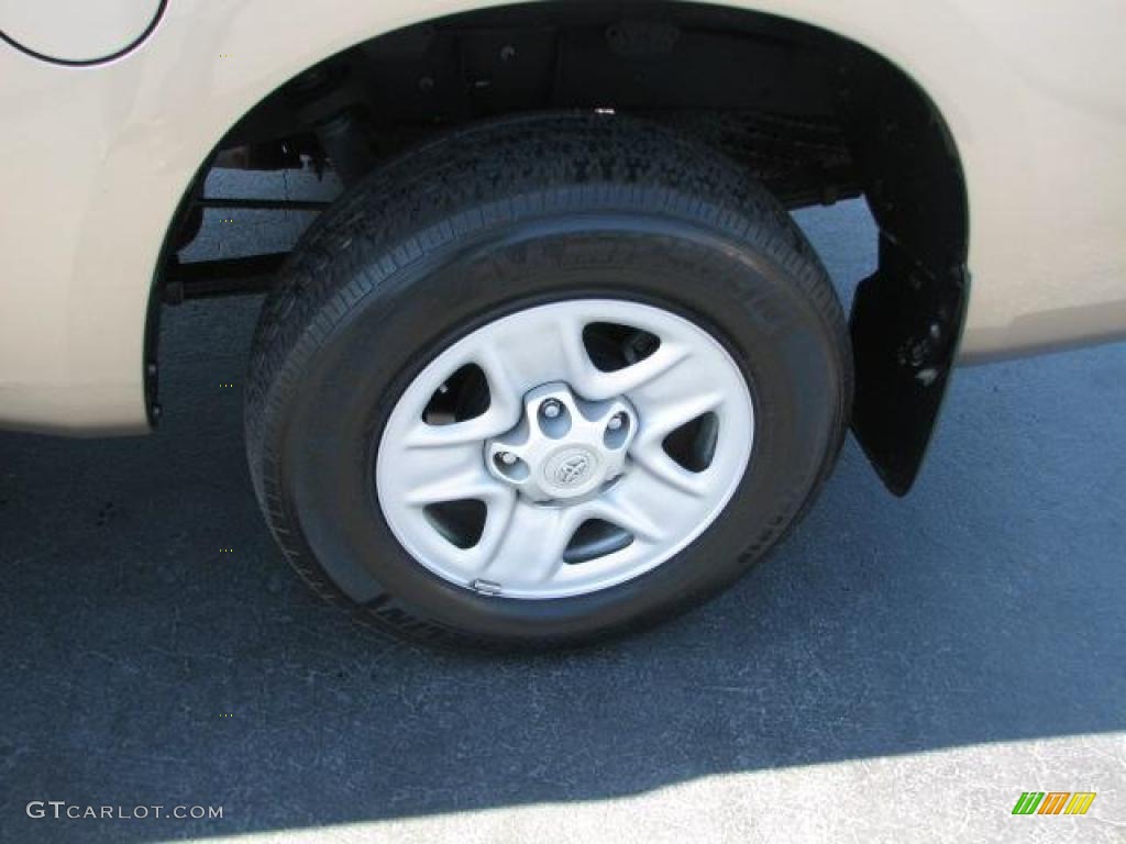 2008 Tundra Double Cab - Desert Sand Mica / Black photo #25