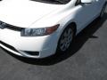 2007 Taffeta White Honda Civic LX Coupe  photo #4