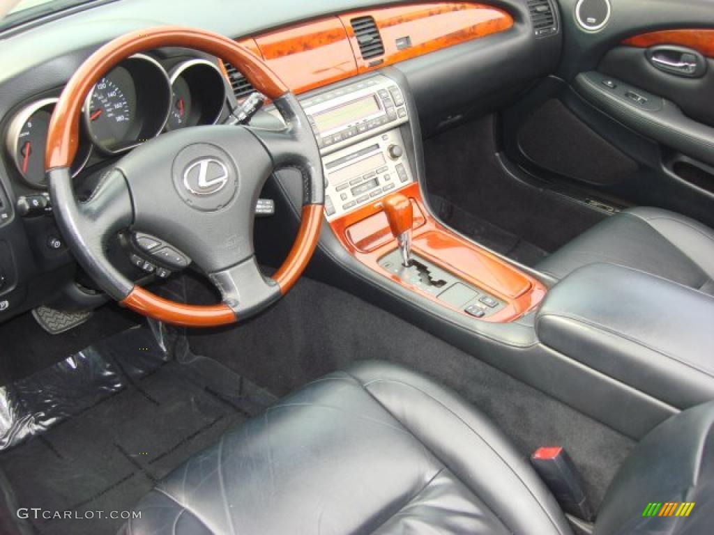 Black Interior 2004 Lexus SC 430 Photo #48443736
