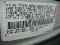  2004 SC 430 Millennium Silver Metallic Color Code 1C0