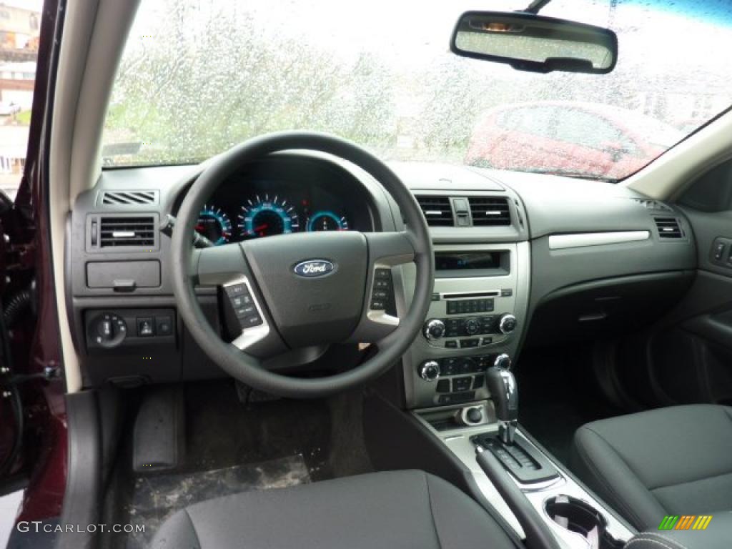 Charcoal Black Interior 2011 Ford Fusion SE Photo #48444216