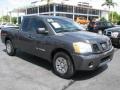 2005 Smoke Gray Nissan Titan XE King Cab  photo #1