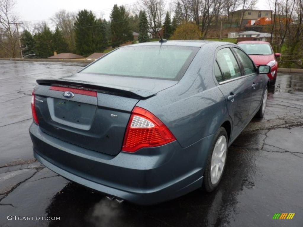 2011 Fusion SE - Steel Blue Metallic / Charcoal Black photo #2