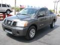 2005 Smoke Gray Nissan Titan XE King Cab  photo #5