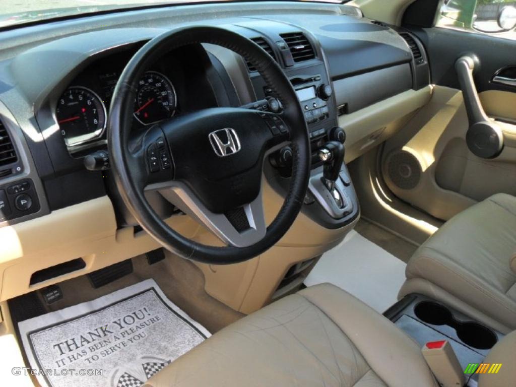 2008 CR-V EX-L - Green Tea Metallic / Ivory photo #31