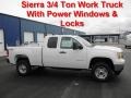 Summit White - Sierra 2500HD Work Truck Extended Cab 4x4 Photo No. 1