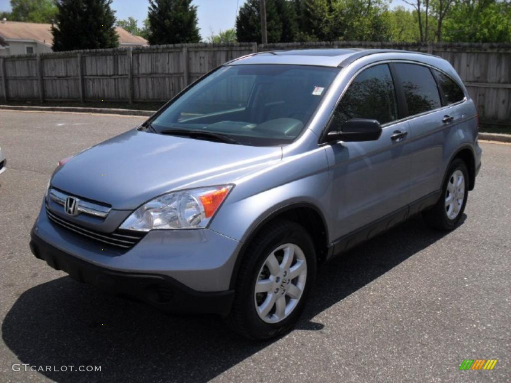 2008 CR-V EX - Glacier Blue Metallic / Gray photo #1