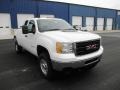 Summit White - Sierra 2500HD Work Truck Extended Cab 4x4 Photo No. 2