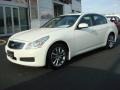 2008 Ivory Pearl White Infiniti G 35 Journey Sedan  photo #6