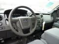 Steel Gray 2011 Ford F150 XL Regular Cab 4x4 Steering Wheel
