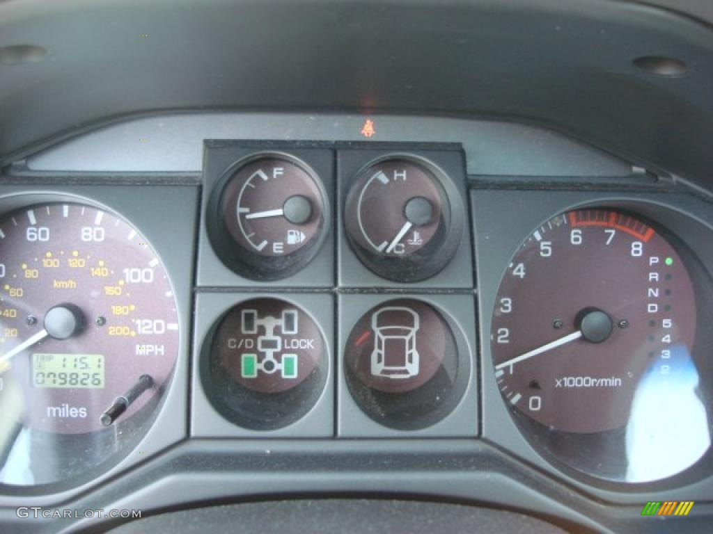 2002 Mitsubishi Montero Limited 4x4 Gauges Photo #48446190