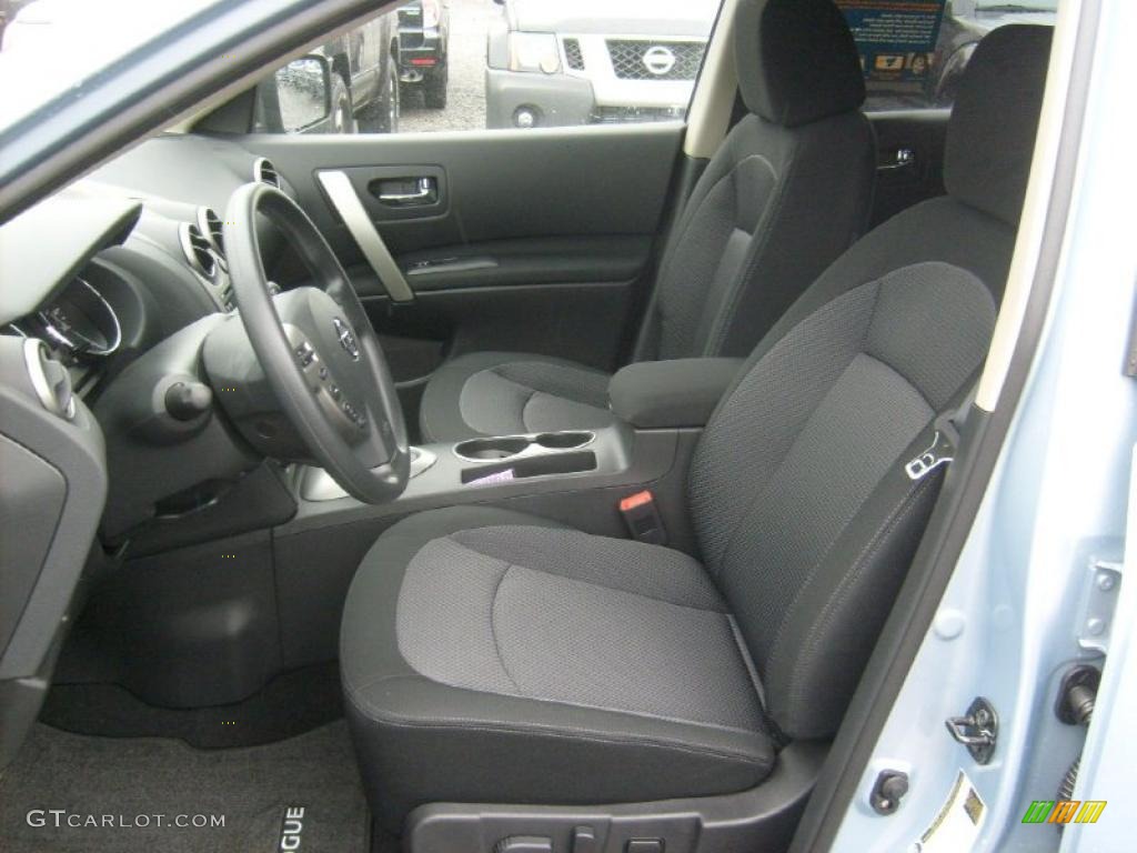 2011 Rogue SV AWD - Frosted Steel Metallic / Black photo #8