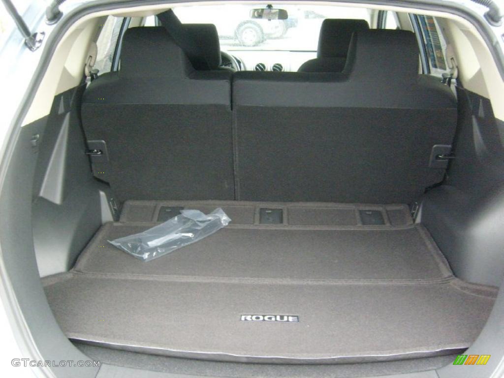2011 Rogue SV AWD - Frosted Steel Metallic / Black photo #13