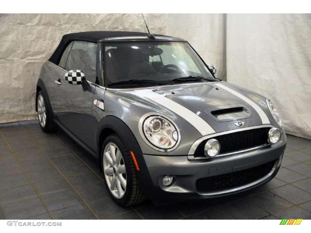 Dark Silver Metallic 2010 Mini Cooper S Convertible Exterior Photo #48446943