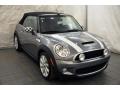 2010 Dark Silver Metallic Mini Cooper S Convertible  photo #23