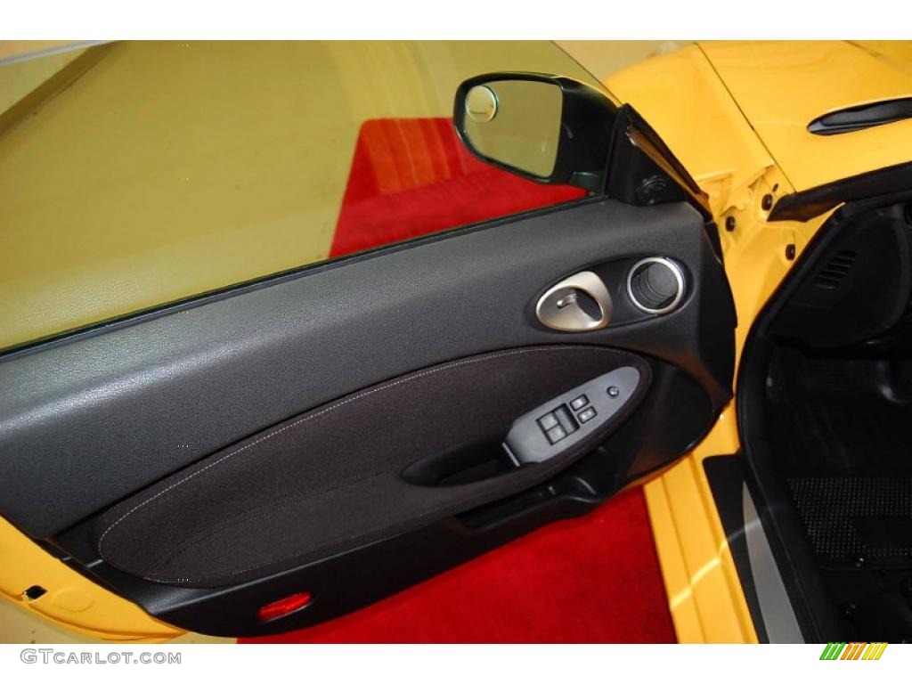 2009 370Z Coupe - Chicane Yellow / Black Cloth photo #9
